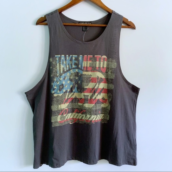 Forever 21 Tops - 5/$10 Forever 21 Women Festival Graphic Tank Top